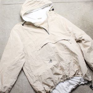 Vintage Disney Goofy Embroidered Windbreaker Beige